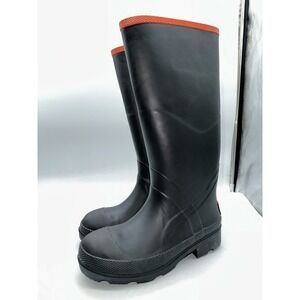 Brazos Men's Black Waterproof Rain Work Steel Toe Boots Size 5, FWBWRB1035